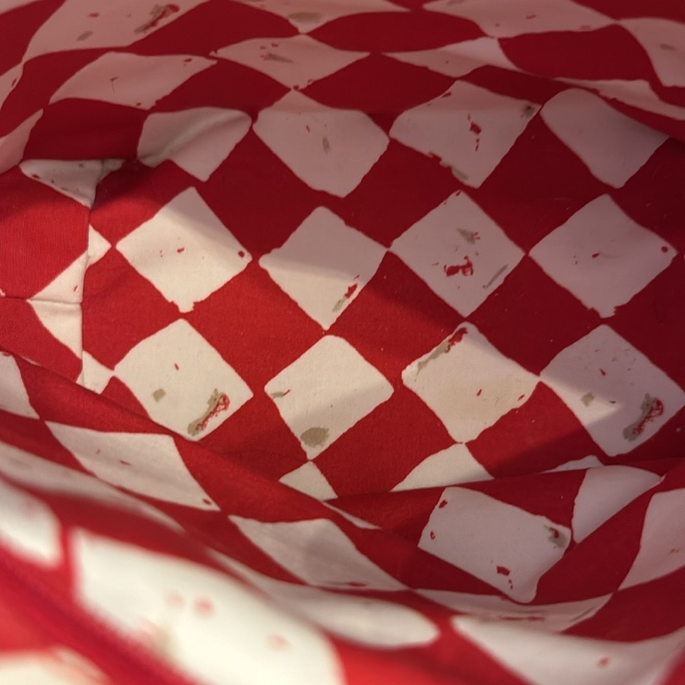 Like new! Jim Thompson Black and White Checkered Tote - Picture 7 of 7